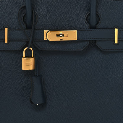 Hermes Epsom Birkin 30 Bleu Indigo 8 of 15