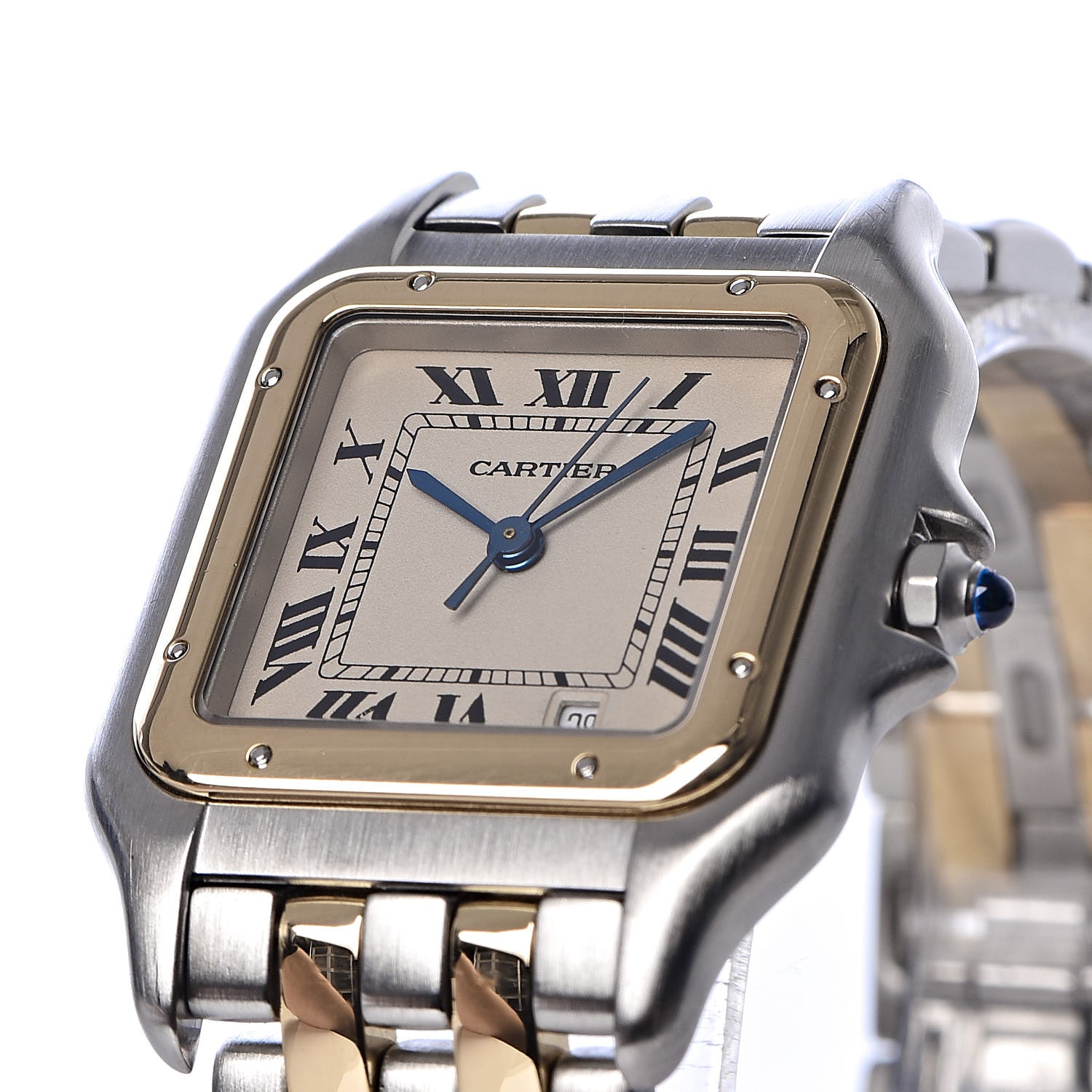 Cartier Stainless Steel 18K Yellow Gold 27mm Panthere Quartz Watch 8 of 8