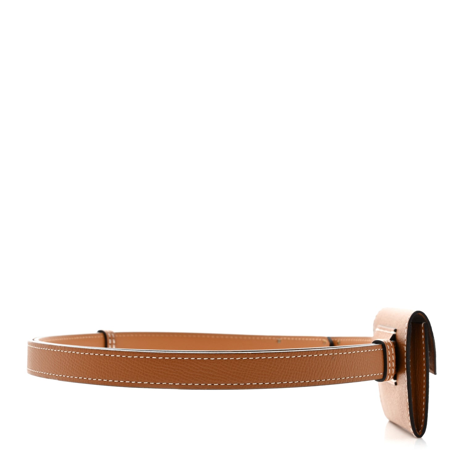 Hermes Epsom Kelly Pocket Belt Gold 2 of 6
