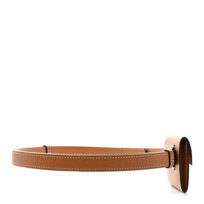Hermes Epsom Kelly Pocket Belt Gold 2 of 6