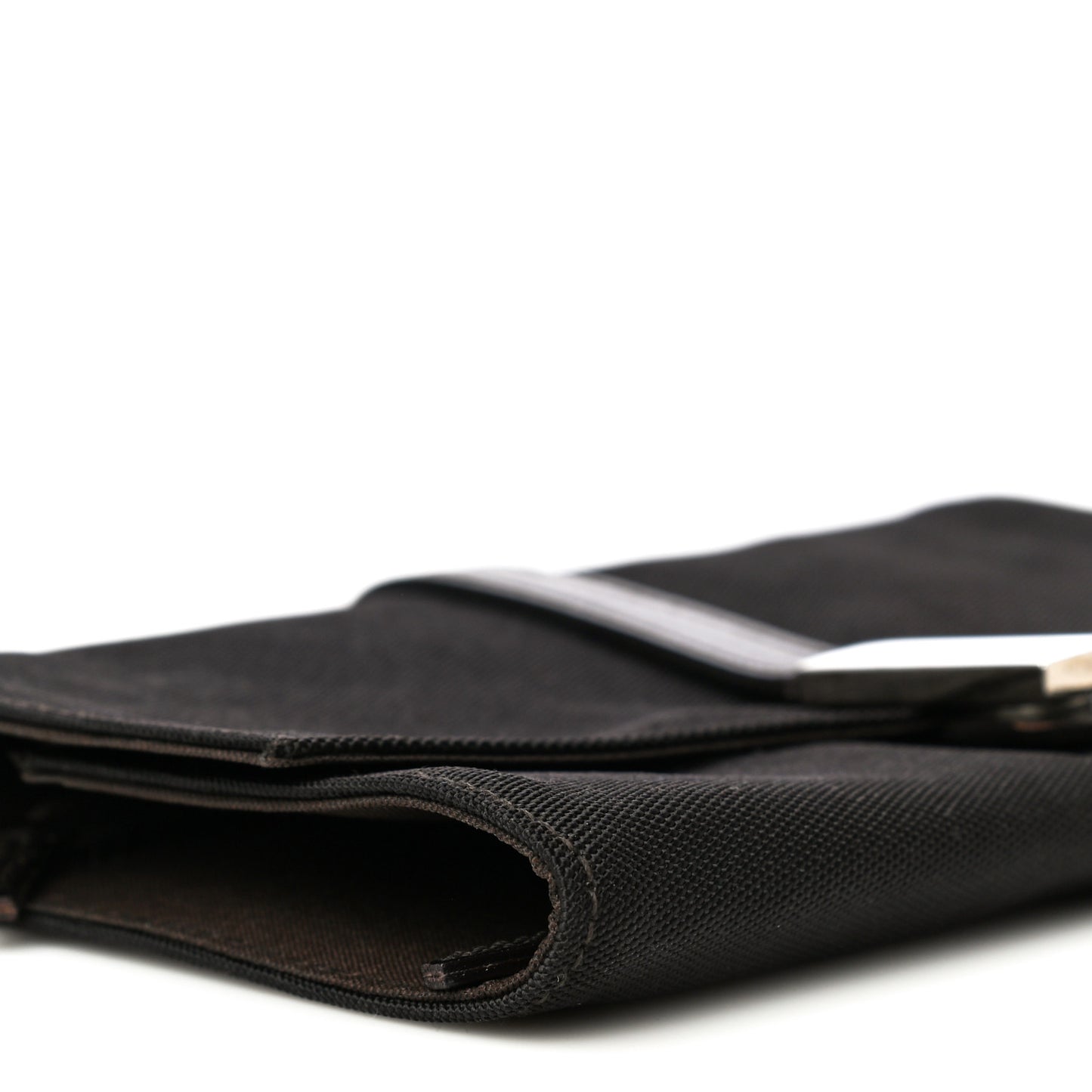 Nylon Accessory Case Dark Brown