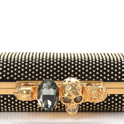 Alexander McQueen Studded Knucklebox Clutch Black 8 of 9