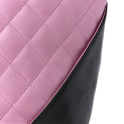 Chanel Calfskin Quilted Medium Cambon Tote Pink Black 11 of 12