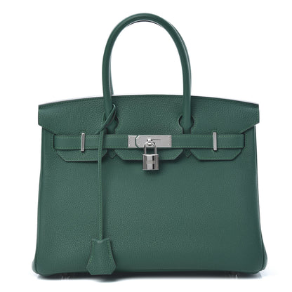 Hermes Togo Birkin 30 Malachite 1 of 15