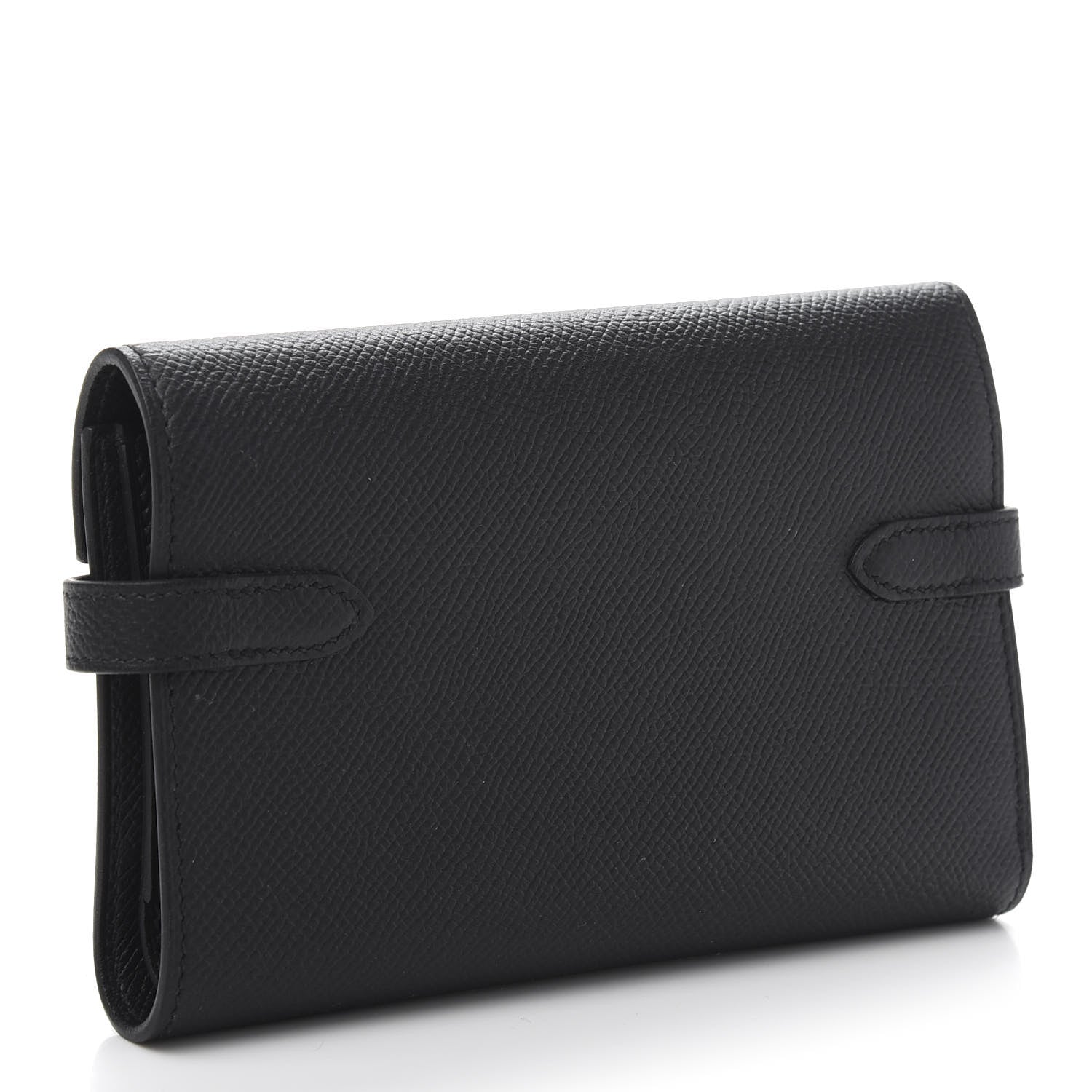Hermes Epsom Medium Kelly Wallet Black 3 of 9