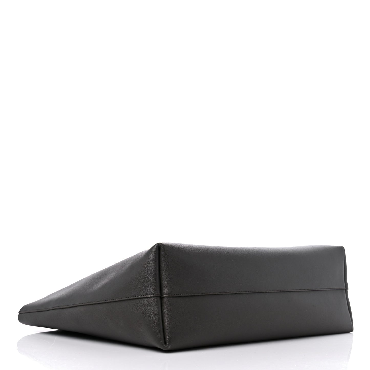 Calfskin Large Shopping Tote Asphalt