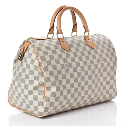 Louis Vuitton Damier Azur Speedy 35 3 of 10