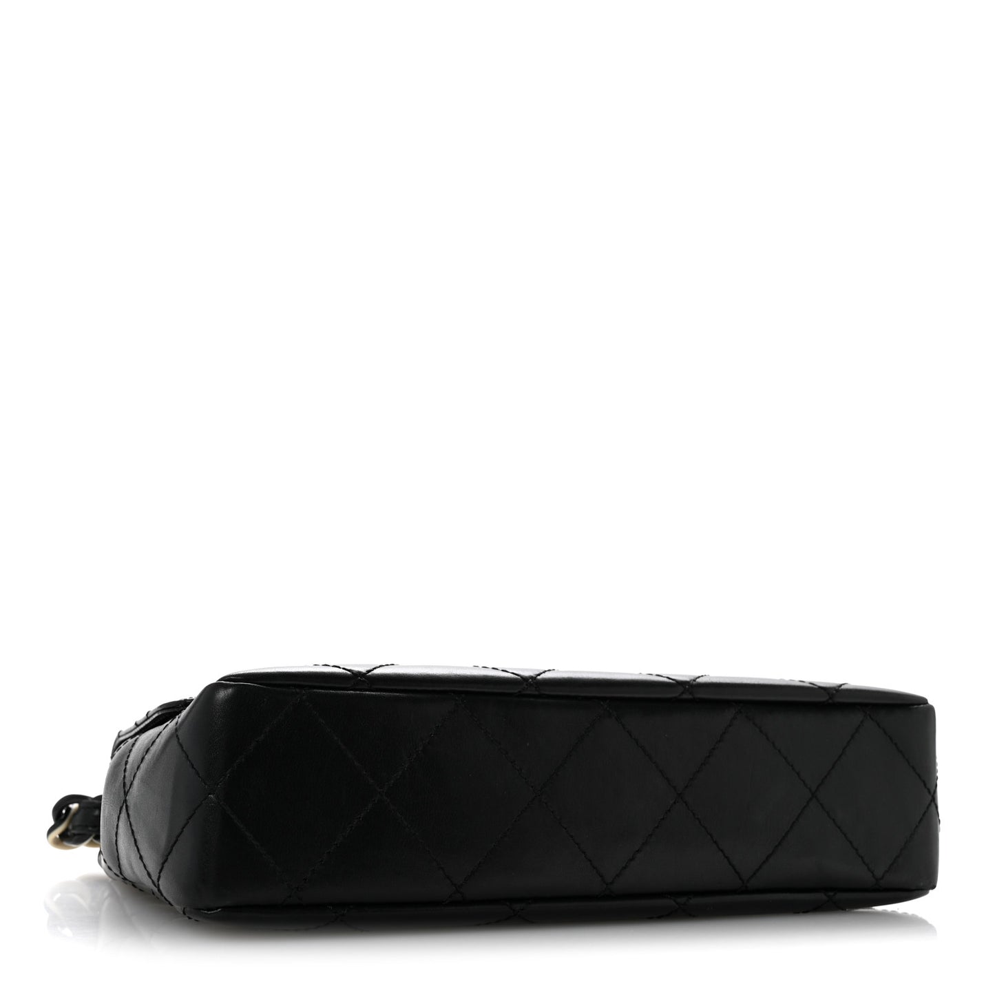 Lambskin Bekko Resin Medium Single Flap Black