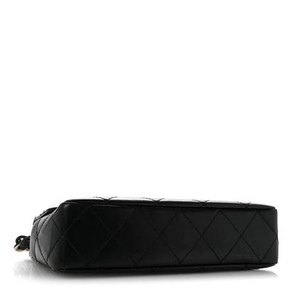 Chanel Lambskin Bekko Resin Medium Single Flap Black 4 of 14