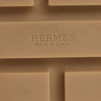 Hermes Calfskin Cork Eze 30 Sandals 38 Gold 8 of 9