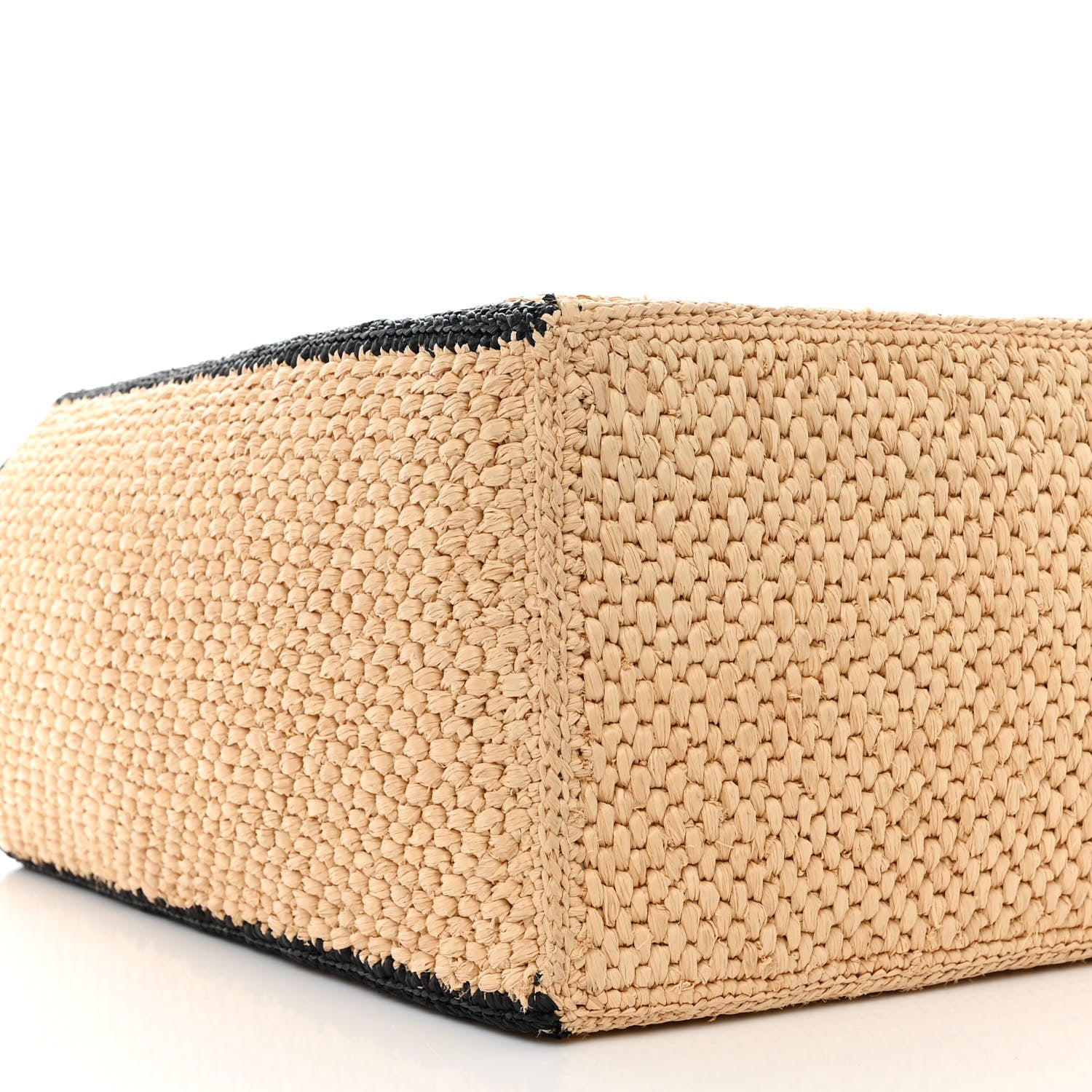 Loewe Raffia Large Paula's Ibiza Logo Tote Natural Tan 9 of 10