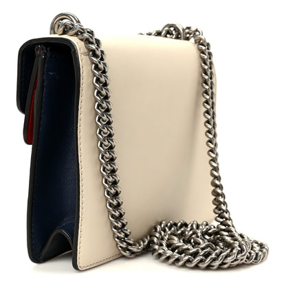 Gucci Calfskin Crystal Snake Embroidered Mini Dionysus Shoulder Bag Mystic White Hibiscus Red Blue Agata 3 of 12