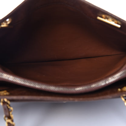 Chanel Caviar Flap Shoulder Bag Brown 5 of 34