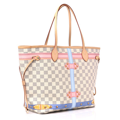 Louis Vuitton Damier Azur Summer Trunks Neo Neverfull MM 3 of 10