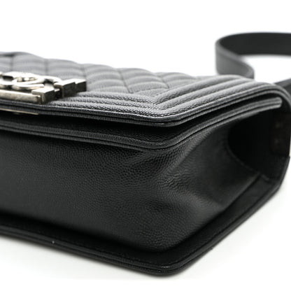 Chanel Caviar Quilted Small Boy Flap Black 9 of 9