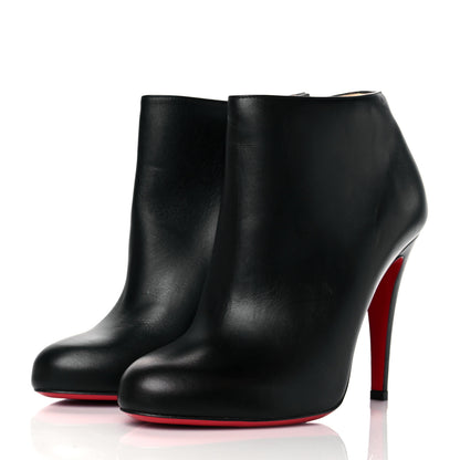 Christian Louboutin Calfskin Belle 85 Ankle Boots 36 Black 3 of 7