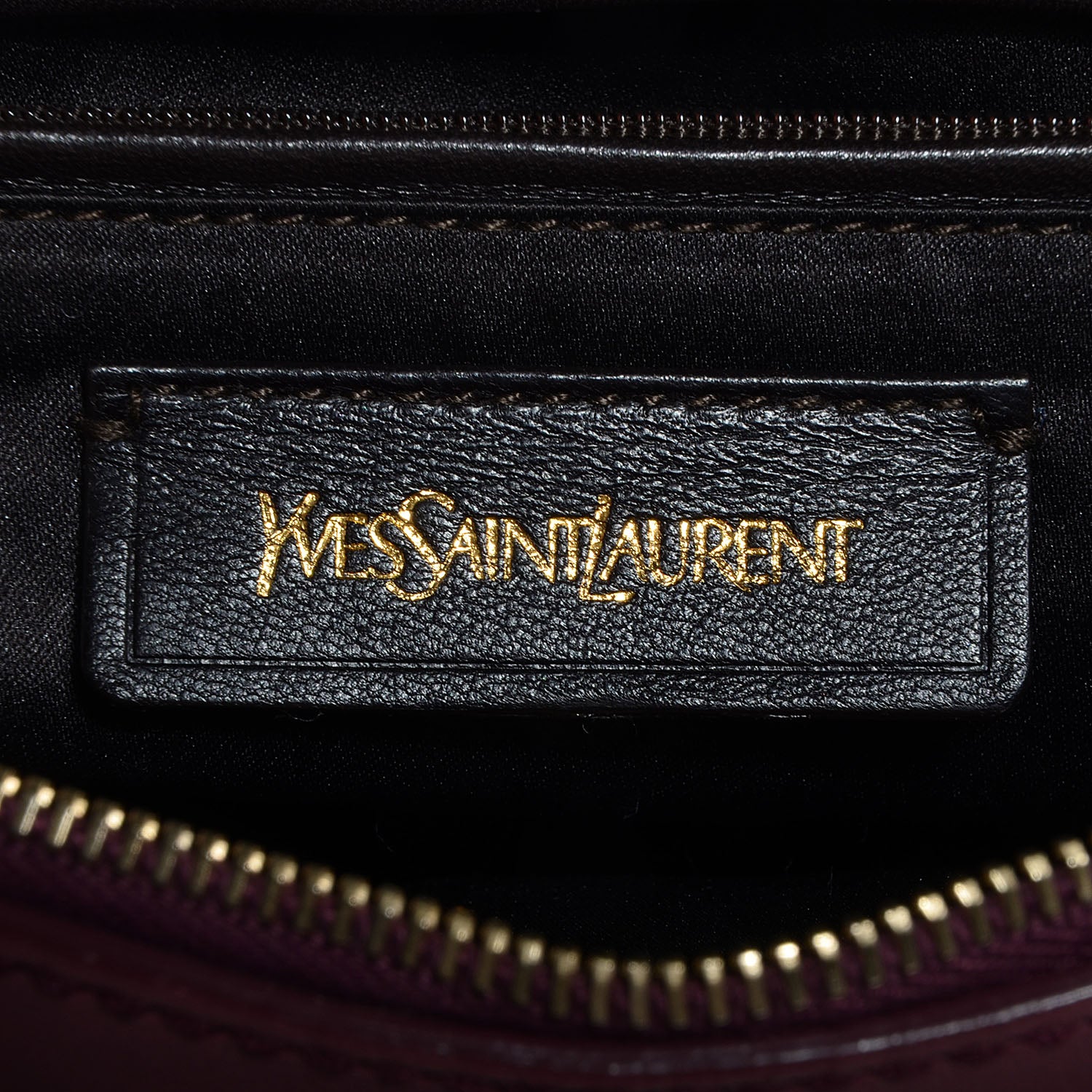 Saint Laurent Leather Medium Muse Cherry 6 of 9