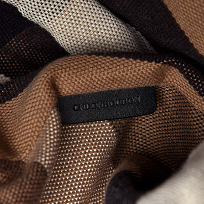 Burberry Grainy Calfskin House Check Medium Maidstone Black 8 of 10