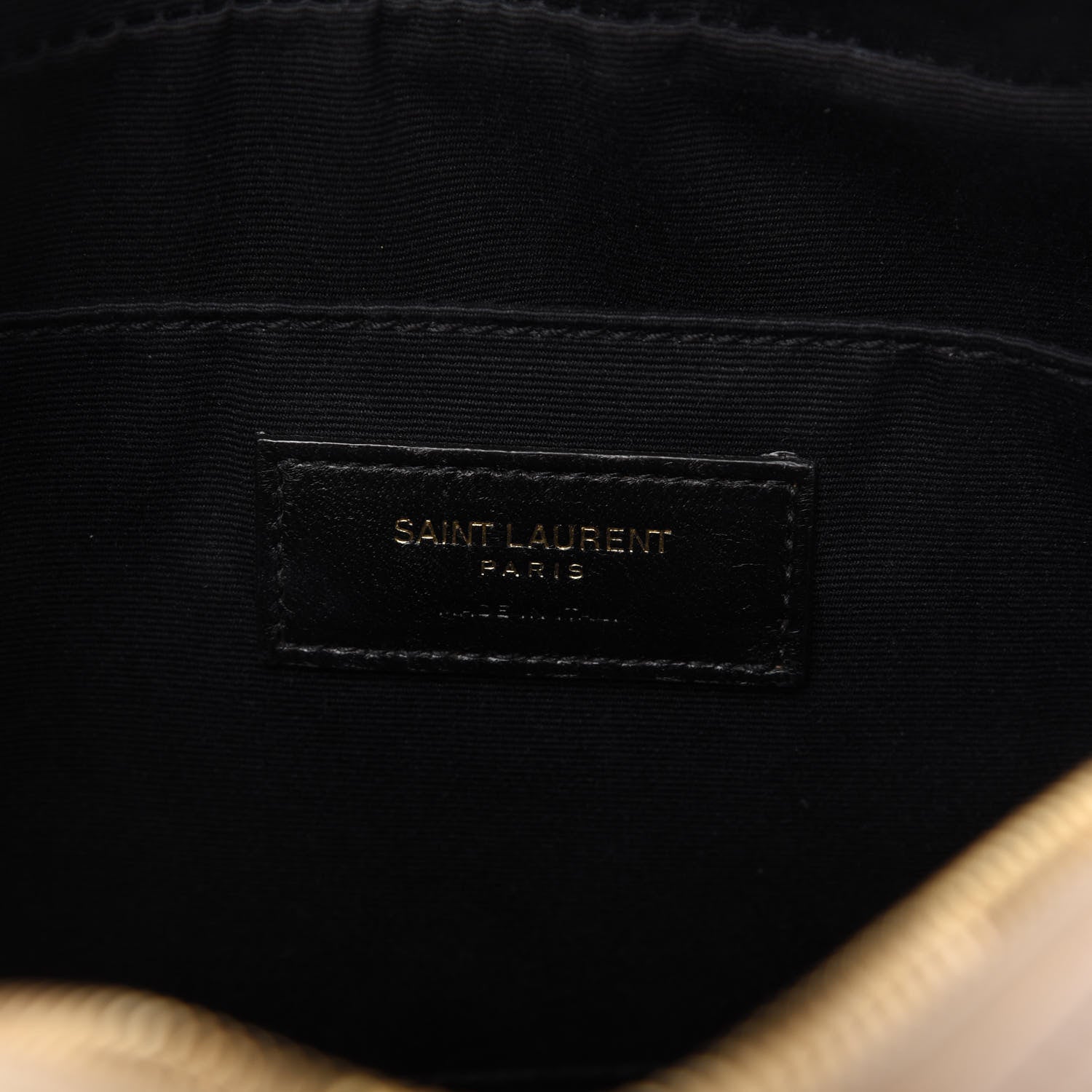 Saint Laurent Calfskin Matelasse Monogram Lou Camera Bag Dark Latte 8 of 11