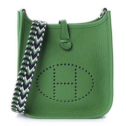 Hermes Taurillon Clemence Allegro Evelyne TPM Bamboo 1 of 10