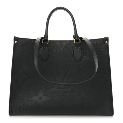 Louis Vuitton Empreinte Monogram Giant Onthego MM Black 1 of 11