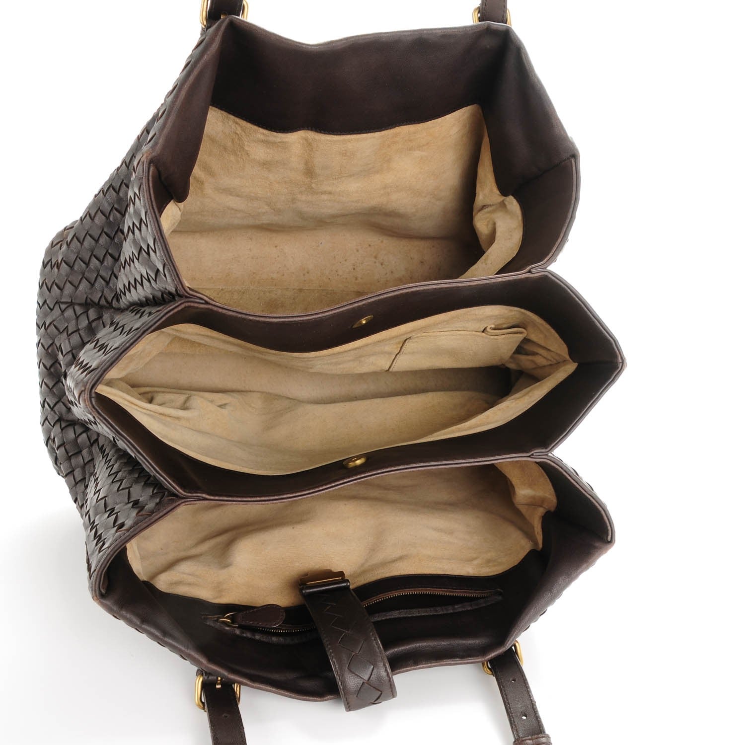 Bottega Veneta Nappa Intrecciato Medium Roma Tote Moro 5 of 8