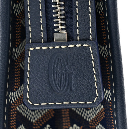 Goyard Goyardine Jouvence GM Toiletry Pouch Navy 6 of 6