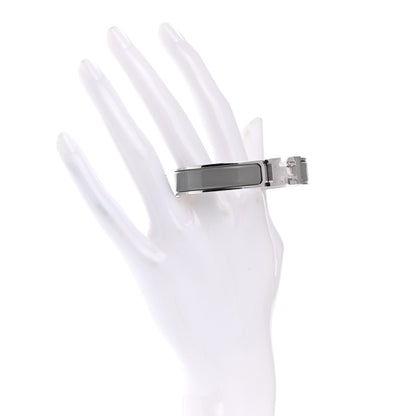 Hermes Enamel Narrow Clic Clac H Bracelet PM Gris Clair 4 of 8