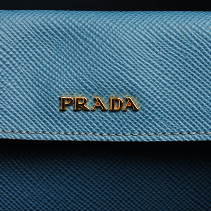 Prada Saffiano Cuir Small Double Bag Aviazione 6 of 8