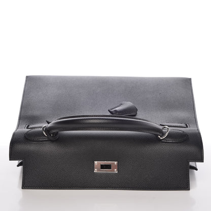 Hermes Epsom Kelly Sellier 32 Black 15 of 35