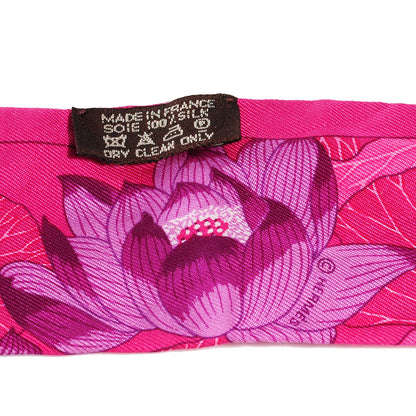 Hermes Silk Fleurs de Lotus Twilly 4 of 5