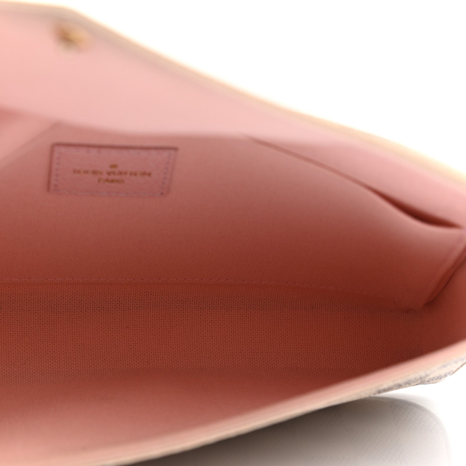 Louis Vuitton Damier Azur Pochette Felicie Chain Wallet Rose Ballerine 5 of 9