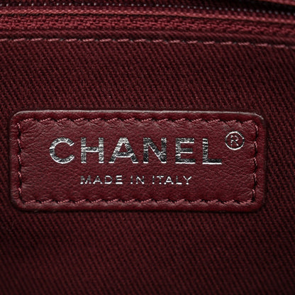 Chanel Caviar Chevron Quilted Small Coco Handle Flap So Black 6 of 10