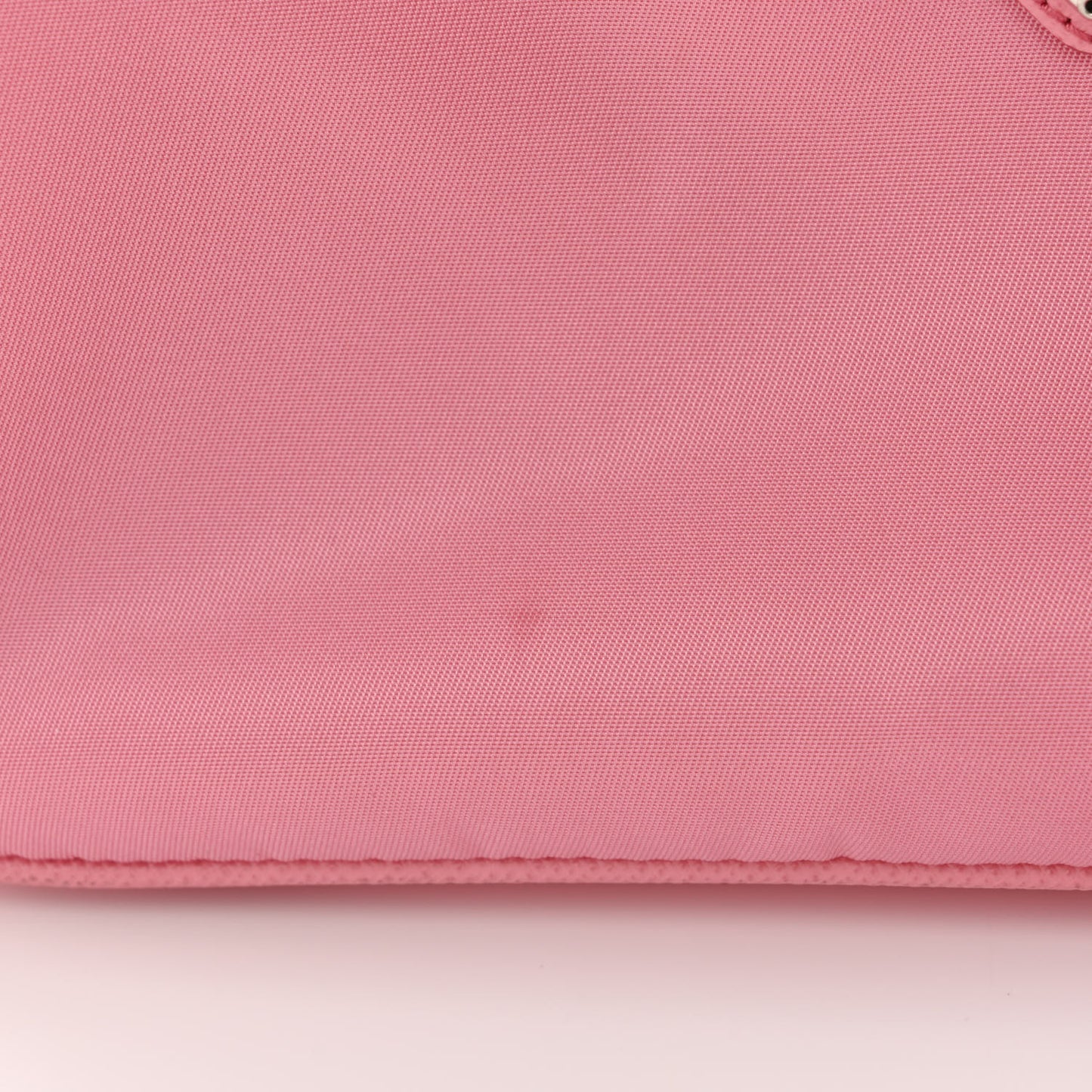 Re-Nylon Saffiano Mini Re-Edition 2005 Bag Rosa