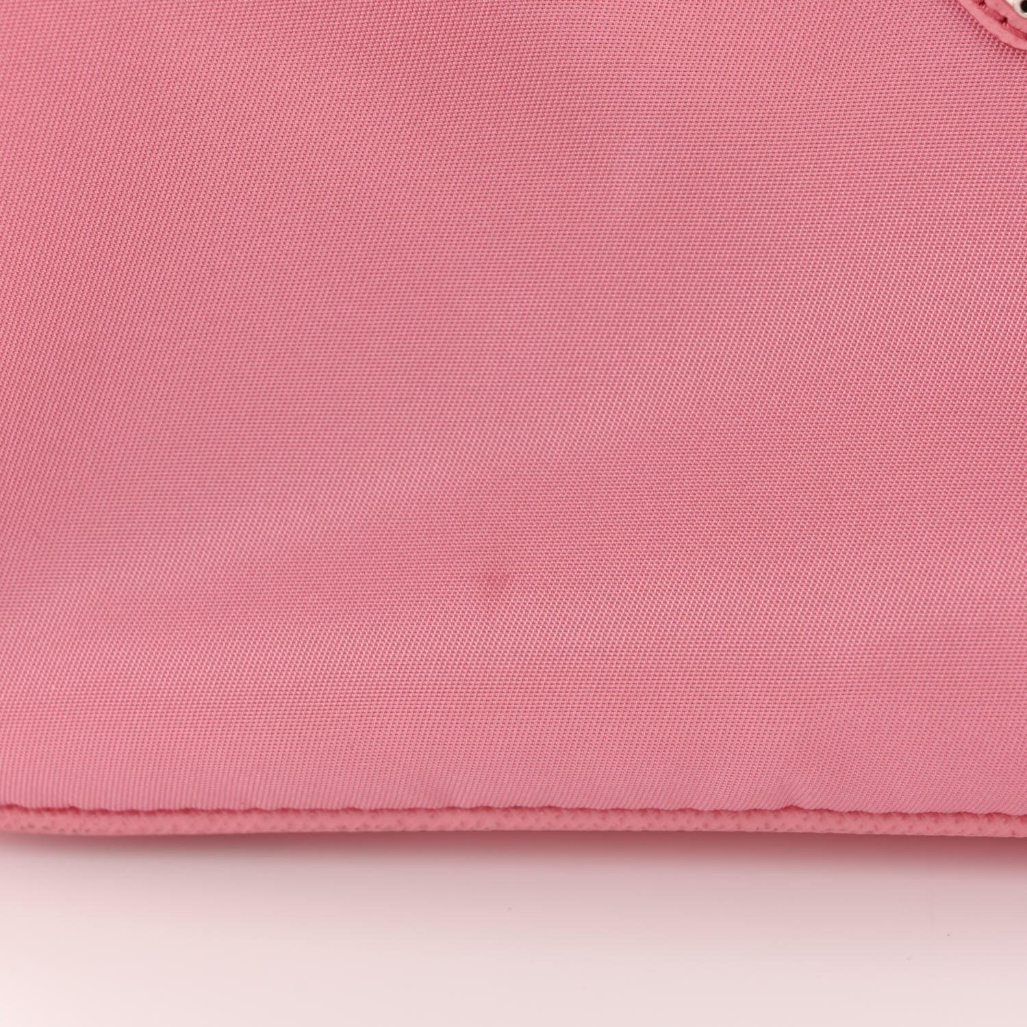Prada Re-Nylon Saffiano Mini Re-Edition 2005 Bag Rosa 12 of 13
