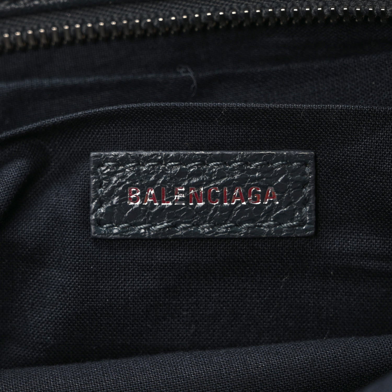 Balenciaga Lambskin Classic Hardware Neo Lift Hip Bag Black 6 of 9