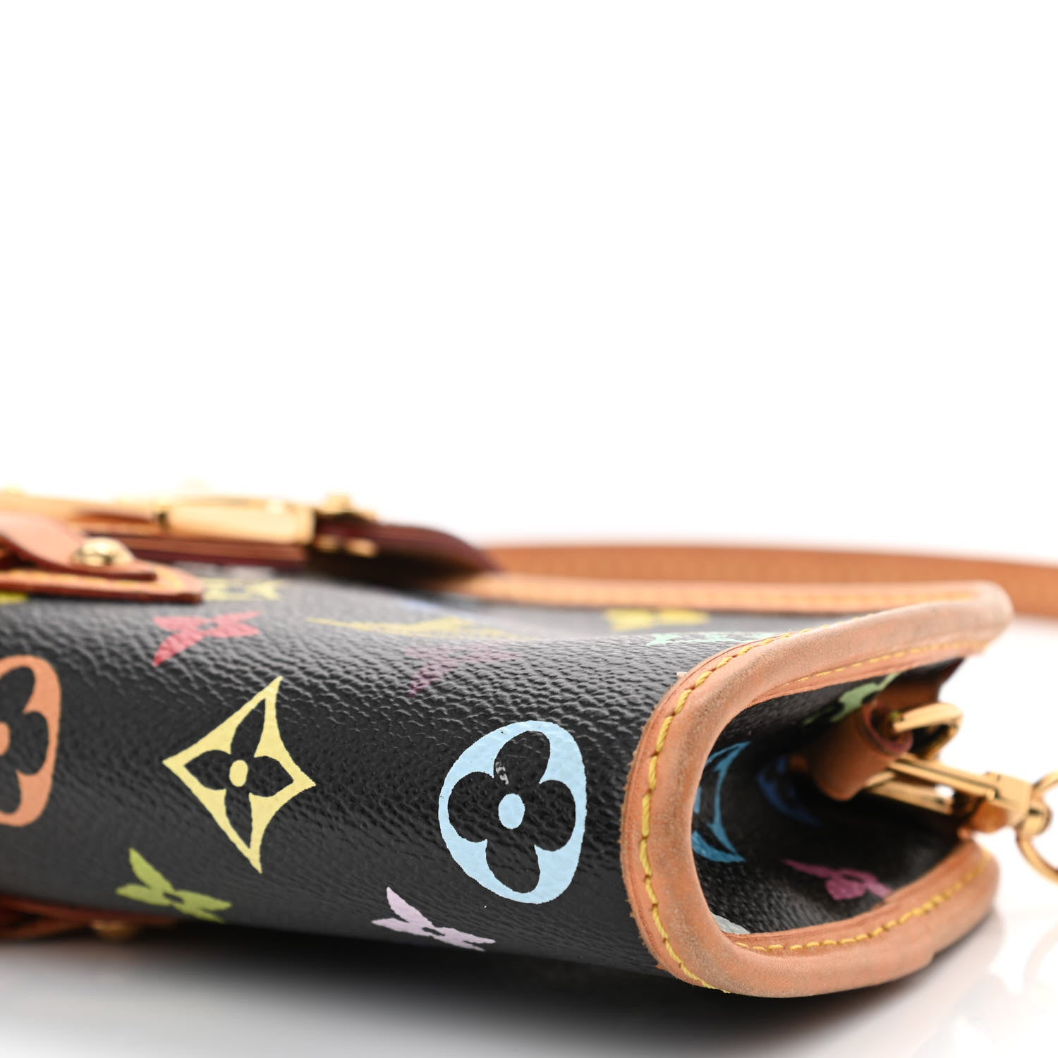 Louis Vuitton Monogram Multicolor Shirley Black 9 of 9