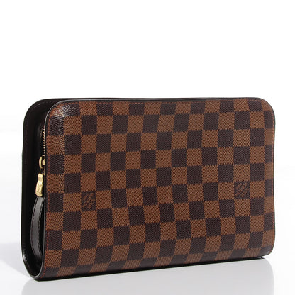 Louis Vuitton Damier Ebene Pochette Saint Louis Clutch 3 of 7