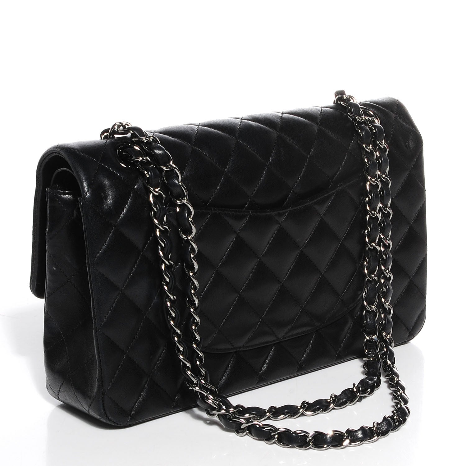 Chanel Lambskin Medium Double Flap Black 3 of 8