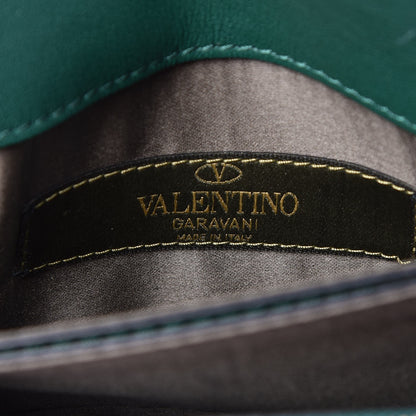Valentino Garavani Nappa Canvas Camouflage Rockstud Chain Flap Crossbody Bag Multicolor 6 of 8