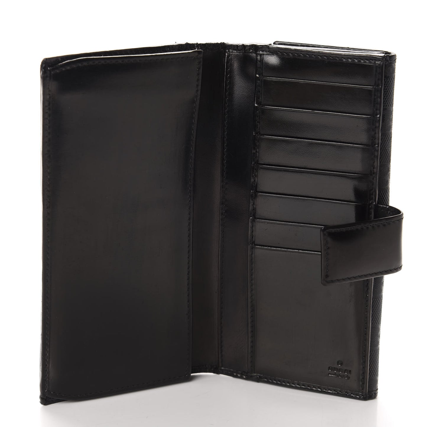 Imprime Monogram GG Pierce Continental Flap Wallet Black