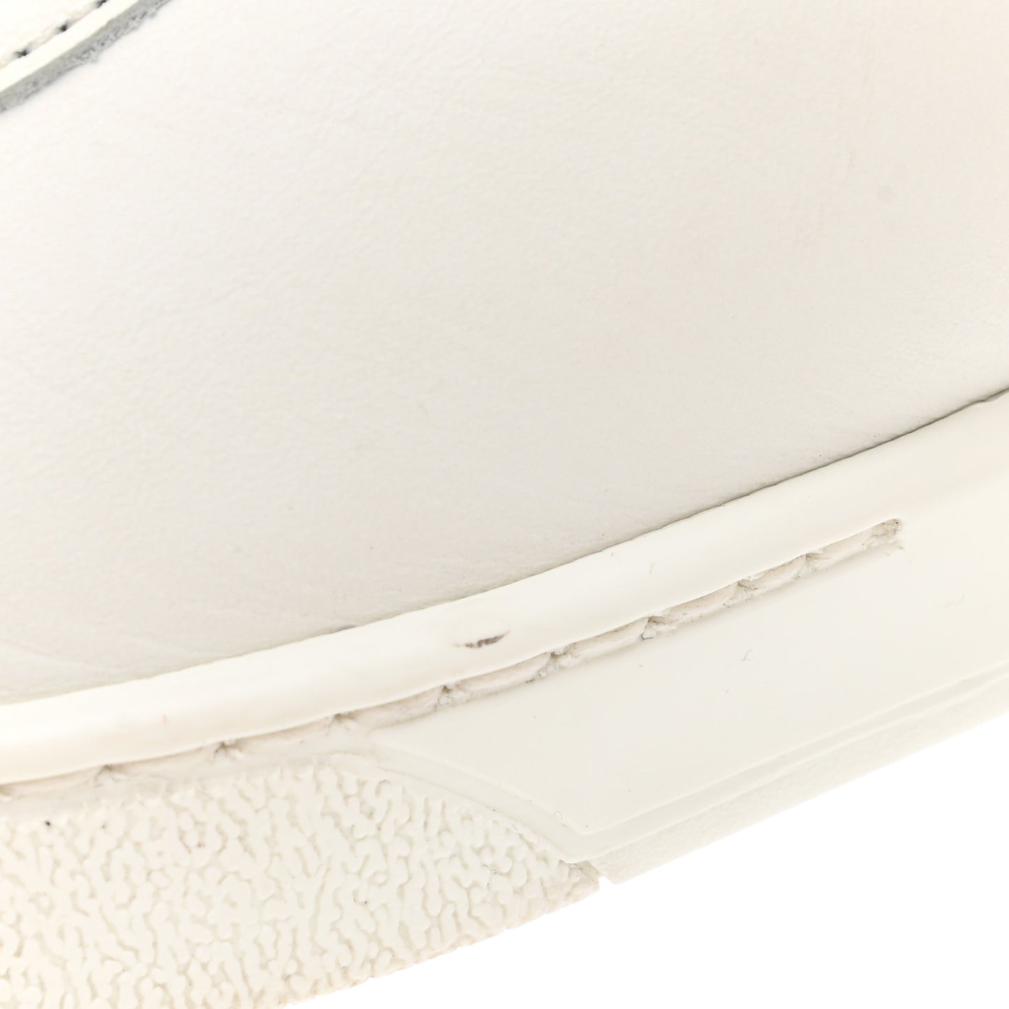 Calfskin CC Womens Sneakers 38.5 White