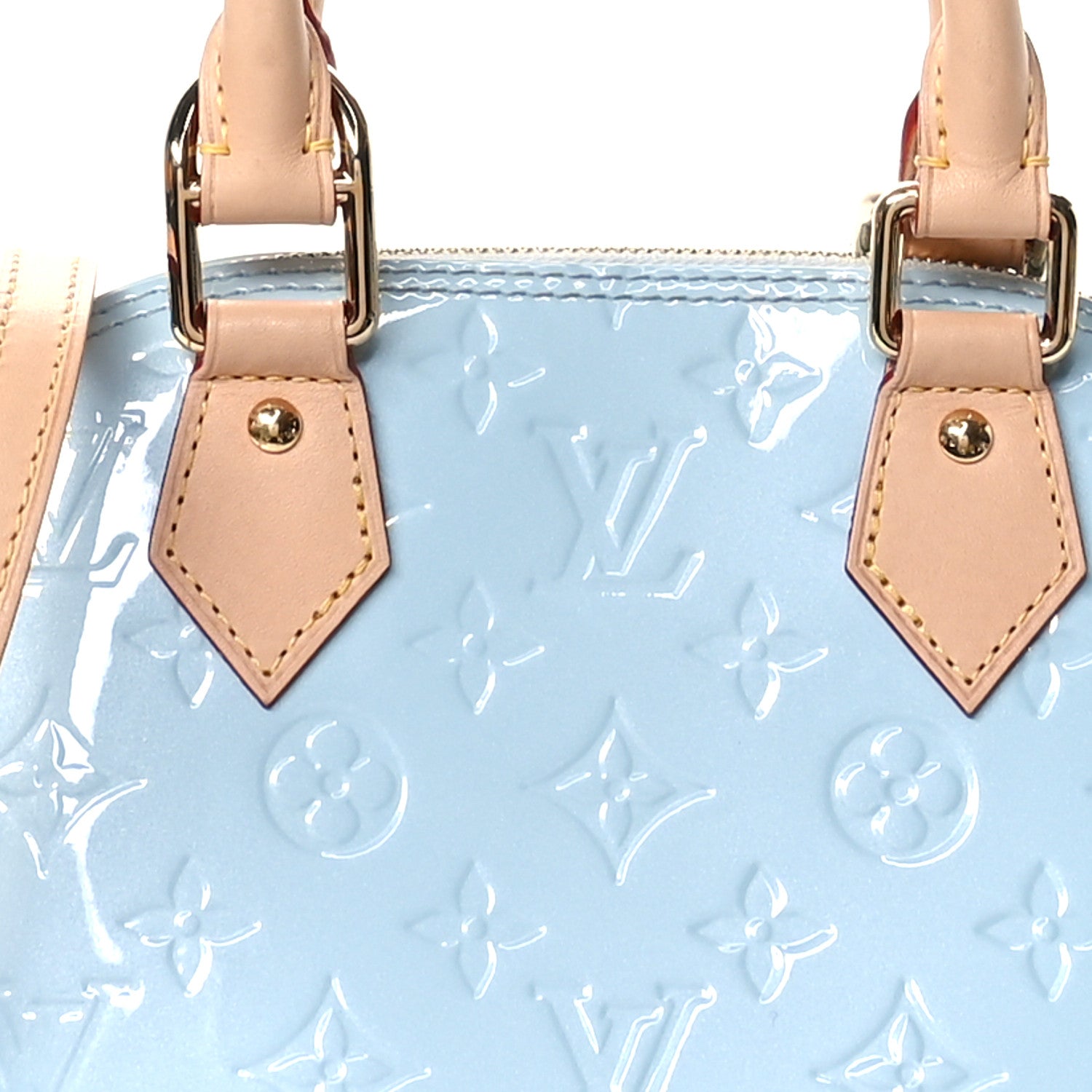 Louis Vuitton Vernis Hairclip Alma BB Sky 8 of 11