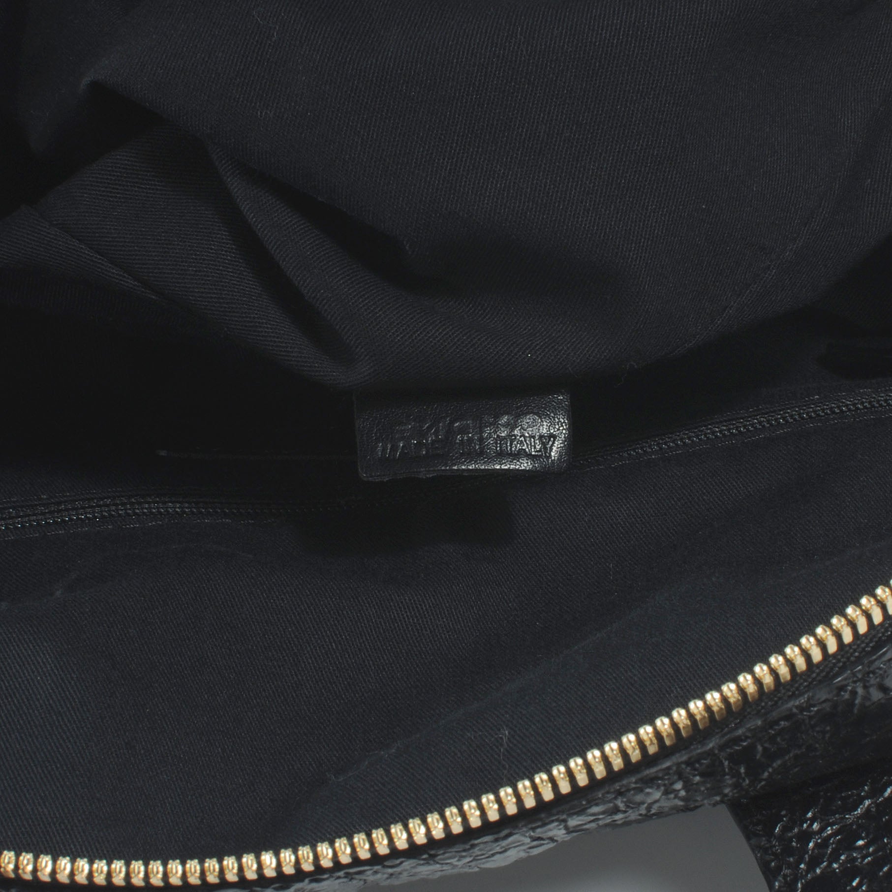 Givenchy Calfskin Crocodile Embossed Large Nightingale Black 8 of 8