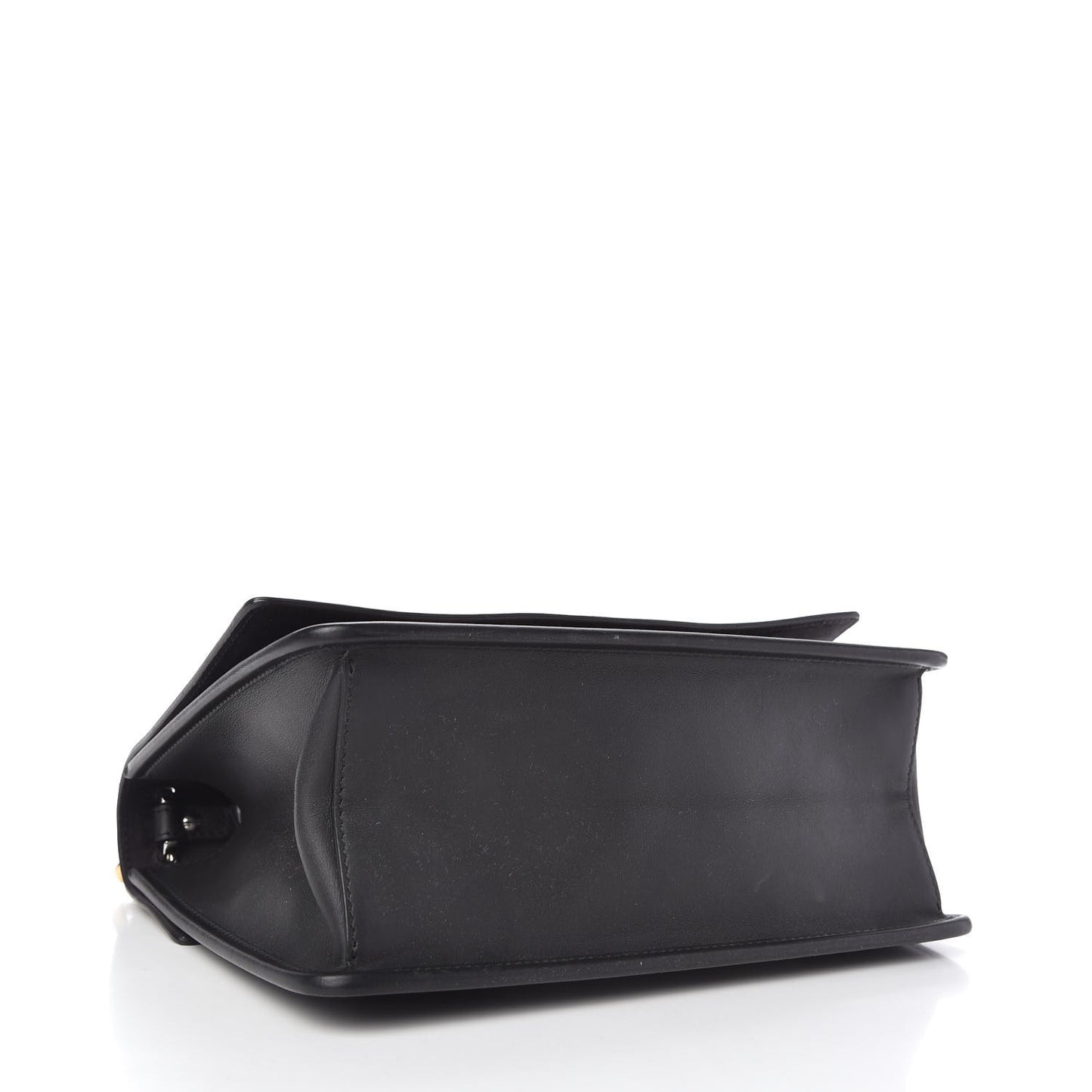 Vitello Century Velvet F is Fendi FF Kan I Shoulder Bag Black Tobacco