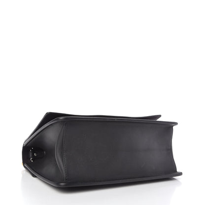 Fendi Vitello Century Velvet F is Fendi FF Kan I Shoulder Bag Black Tobacco 4 of 10