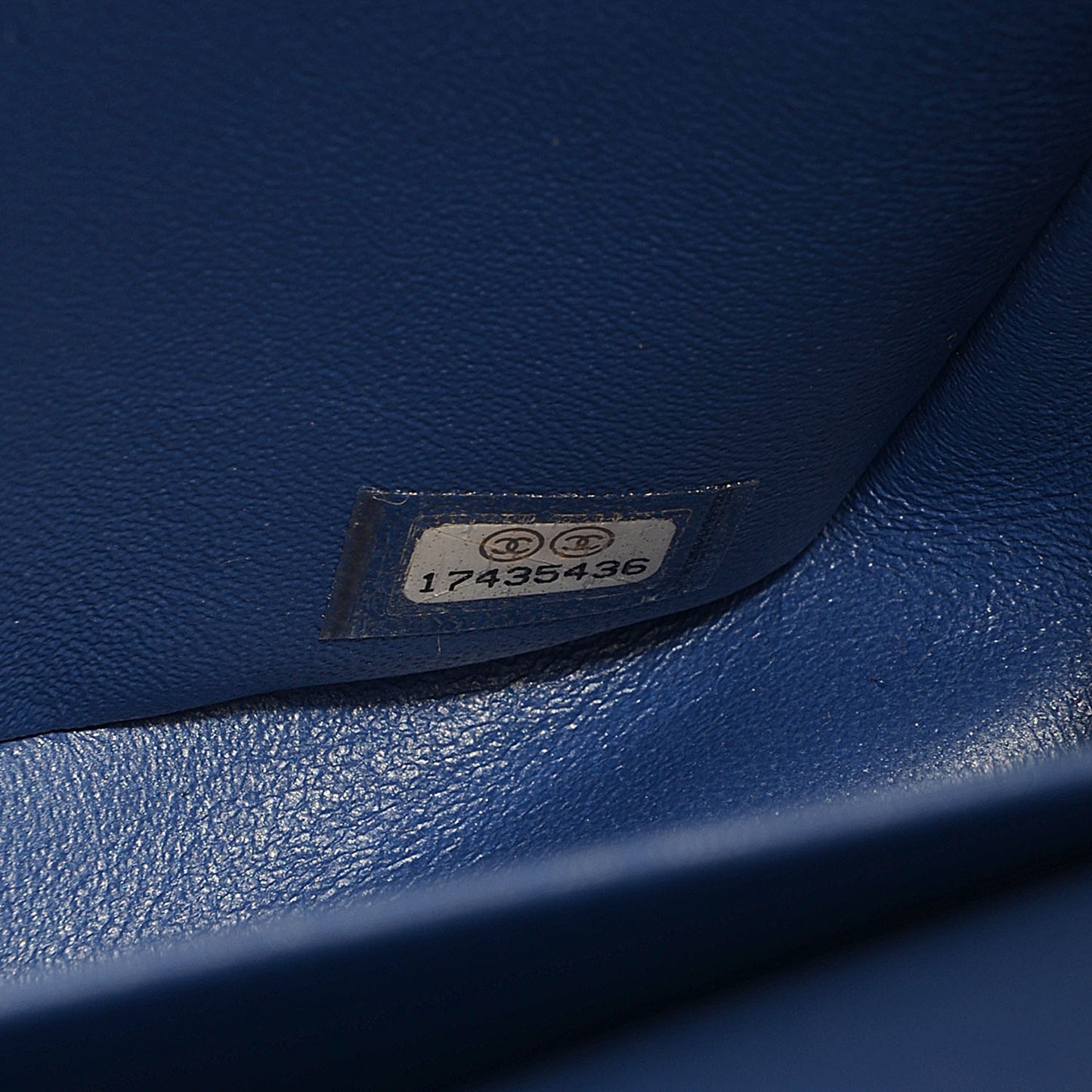 Patent Jumbo Double Flap Blue