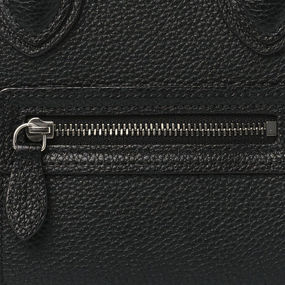 Celine Drummed Calfskin Nano Luggage Black 8 of 12