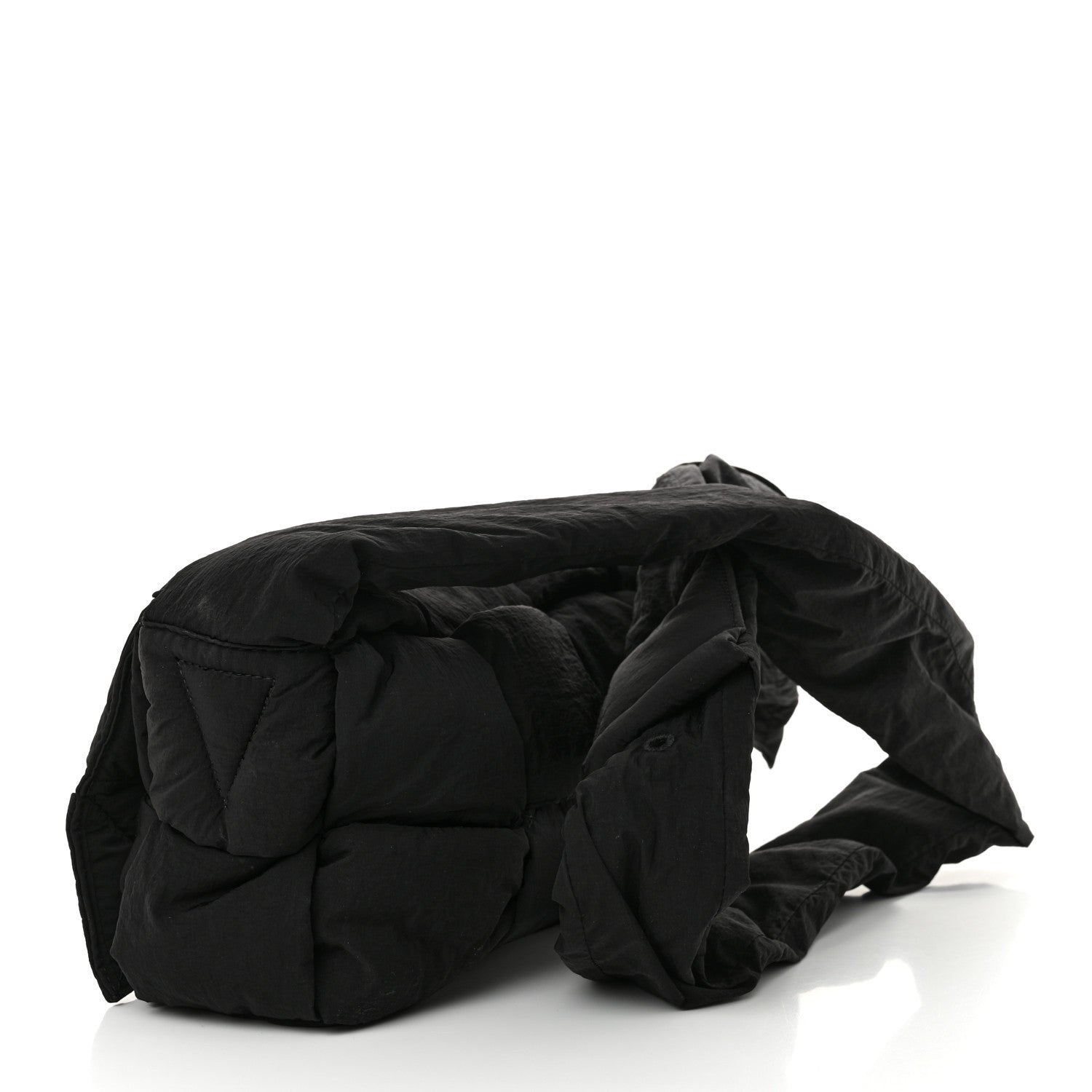 Bottega Veneta Nylon Intrecciato Padded Tech Cassette Bag Black 4 of 11