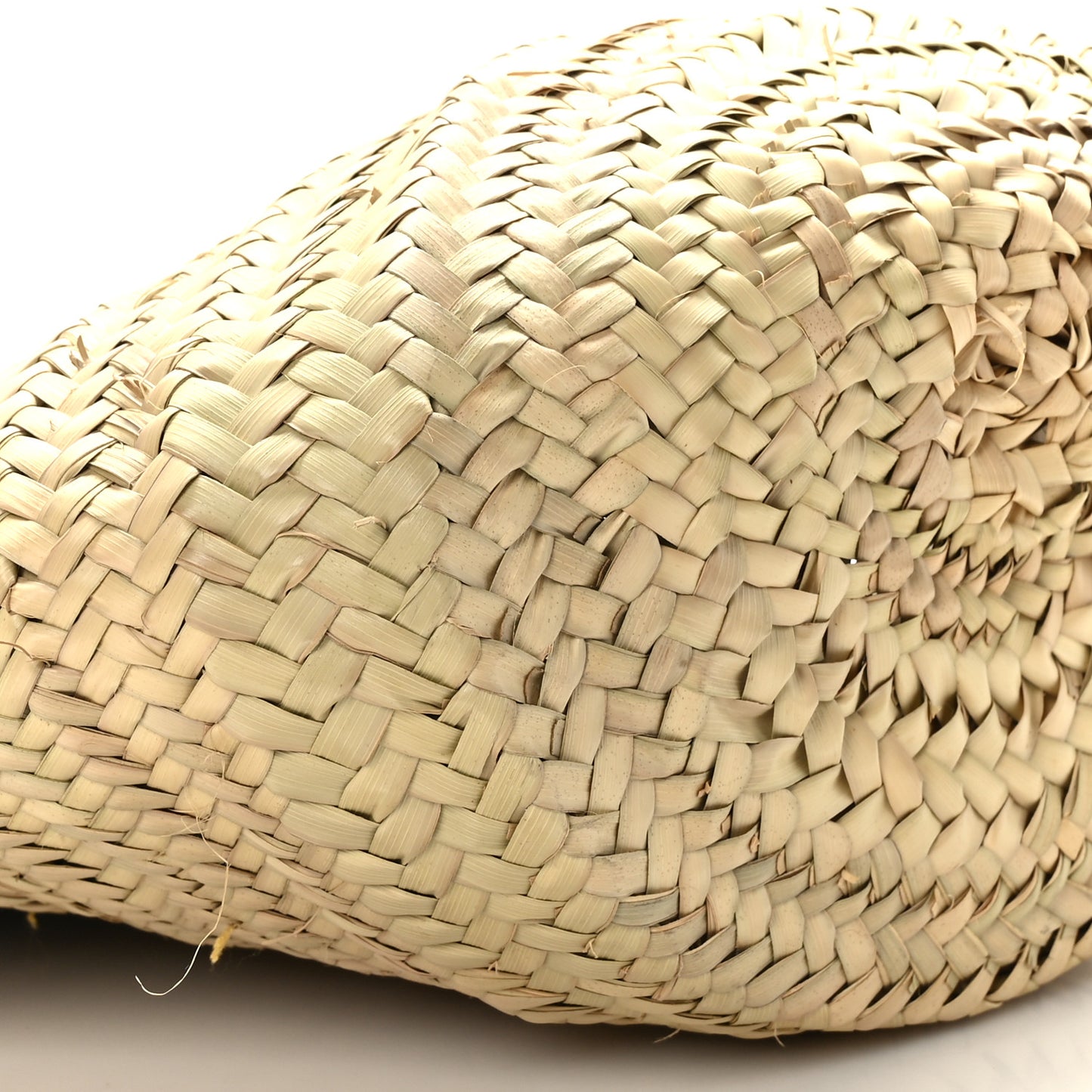 Woven Straw Loubishore Tote White